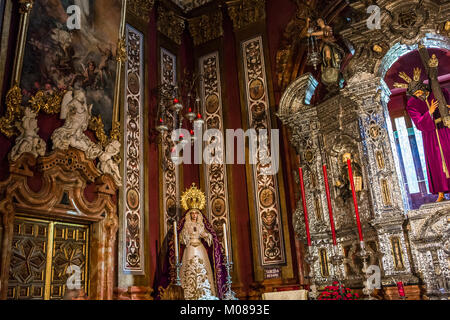 Siviglia Andalusia, maggio, 21, 2017 : gli interni di El Salvador chiesa, 21 maggio 2017, a Siviglia, in Andalusia, Spagna Foto Stock