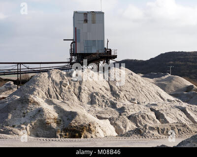 China clay paesaggi St Austell Regno Unito Imerys Cornovaglia Foto Stock