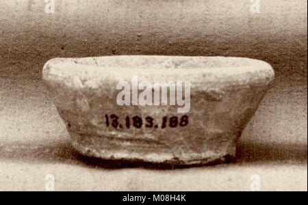 Vaso in miniatura dalla tomba di Perneb incontrato 13.183.188-ac Foto Stock