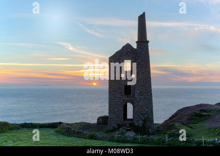 West Wheal Owles Casa motore Wheal Tempo libero nella serie Poldark Foto Stock