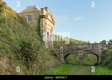 Il Castello di Pendennis in Falmouth Cornovaglia Foto Stock