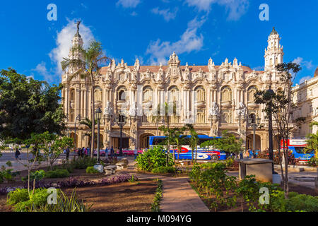 Gran Teatro teatro in Old Havana Cuba Foto Stock