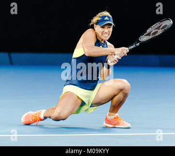 Melbourne, Australia. Xx gen, 2018. Il tedesco giocatore di tennis Angelique Kerber in azione durante il 2018 Open di Australia a Melbourne Park. Credito: Frank Molter/Alamy Live News Foto Stock