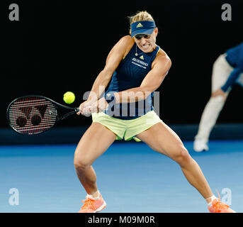 Melbourne, Australia. Xx gen, 2018. Il tedesco giocatore di tennis Angelique Kerber in azione durante il 2018 Open di Australia a Melbourne Park. Credito: Frank Molter/Alamy Live News Foto Stock