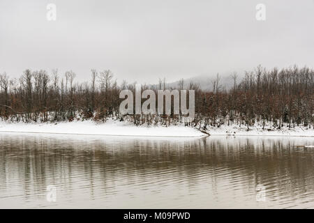 Lago Plastiras in Grecia Trikala. Foto Stock