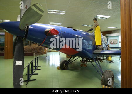 Il farmaco eliminazione Museum di Yangon è riempito con display di segnalazione di pericoli e rischi della tossicodipendenza. Foto Stock