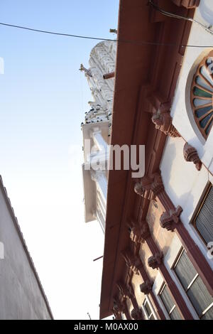 Dettaglio di Bhandasar Jain Temple in Bikaner, Rajasthan - India Foto Stock