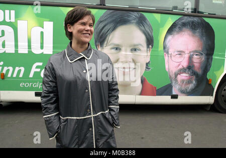 RN Collezione: Mary Lou McDonald. Sinn Fein Vice Presidente, Mary Lou Mc Donald, sarà eletto il nuovo leader e presidente del Sinn Fein, per riuscire Gerry Adams, nel febbraio 2018. Fine. Foto Stock