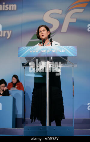 RN Collezione: Mary Lou McDonald. Sinn Fein Vice Presidente, Mary Lou Mc Donald, sarà eletto il nuovo leader e presidente del Sinn Fein, per riuscire Gerry Adams, nel febbraio 2018. Fine. Foto Stock