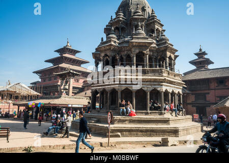 Durbar Square, Patan Nepal, Asia Foto Stock