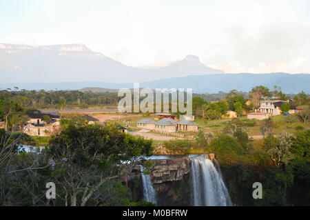 La KAMA Waterfall - Venezuela Foto Stock