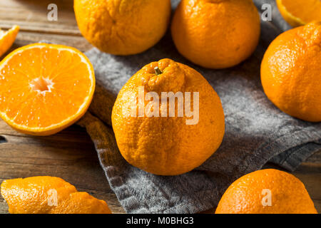 Crudo fresco arance Sumo pronto a mangiare Foto Stock