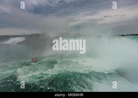 Cascate del Niagara durante le tempeste, Ontario, Canada Foto Stock