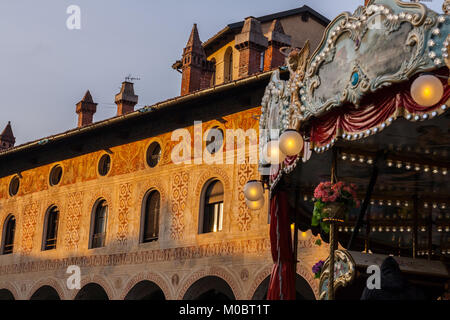 Piazza Ducale , Vigevano , Pavia , Lombardia, Italia Foto Stock