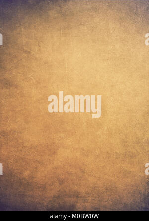 A3 international paper size gradiente sporco sporco marrone effetto grunge sfondo testurizzata Foto Stock