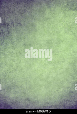 A3 international paper size gradiente sporco verde effetto grunge sfondo testurizzata Foto Stock