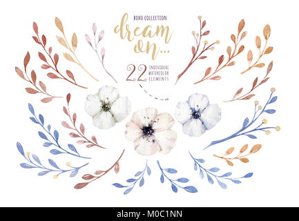 Set 32 Cartoline Vintage Dipinte A Mano A Tema Floreale – 18x13 Cm, Carta 350 G, Retro Con Righe E Spazio Per Francobollo – Per Scrapbooking E Regali