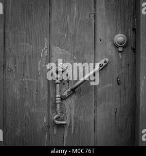 Carbone portelli shed, back-door e cadute di cenere scomparsa della storia sociale del British back lane. Foto Stock