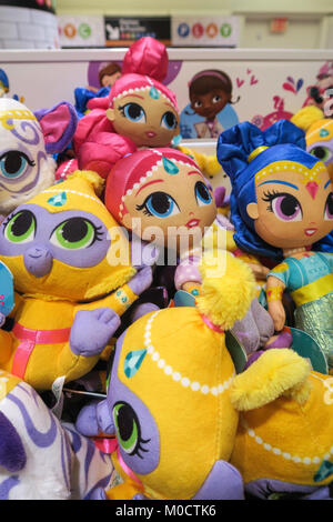 Toys R Us interna a W. 42nd Street in Times Square NYC Foto Stock