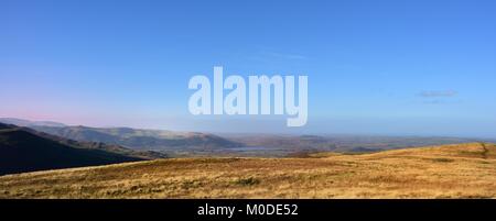 La mattina presto luce su Bassenthwaite Foto Stock