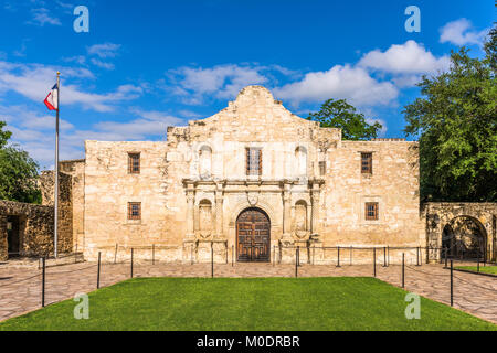 La Alamo in San Antonio, Texas, Stati Uniti d'America. Foto Stock