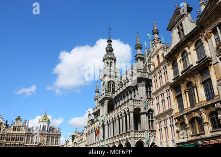 Bruxelles, Belgio - famoso edificio: Maison du Roi (casa del re o Het Broodhuis). Situato sulla Grand Place. Foto Stock