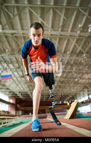 Disabilitato Runner su Start Foto Stock