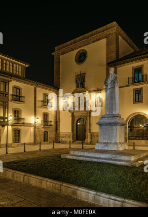 Facoltà di Psicologia, Università della città di Oviedo, Principato delle Asturie, Spagna. Foto Stock
