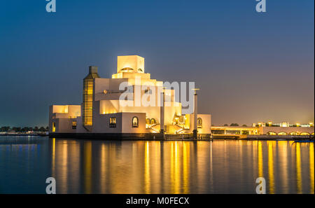 Il Museo di Arte Islamica a Doha, in Qatar Foto Stock