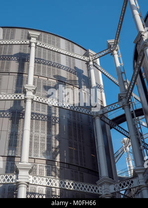 Appartamenti Gasholders St Pancras, Kings Cross Inghilterra Foto Stock