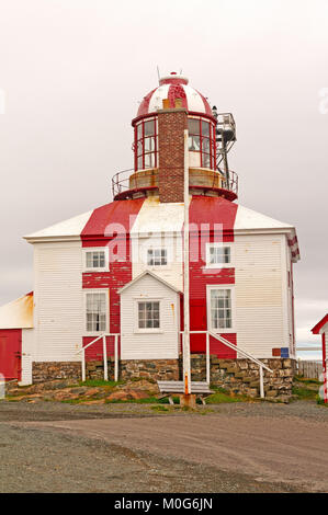 Cape Bonavista faro sulla costa di Terranova, del Canada Foto Stock