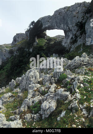 Candina mount, Liendo, Cantabria, Spagna, Europa Foto Stock