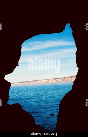 Grotta di mare La Jolla San Diego, California Foto Stock