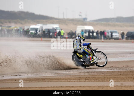 Moto Racing di sabbia Foto Stock