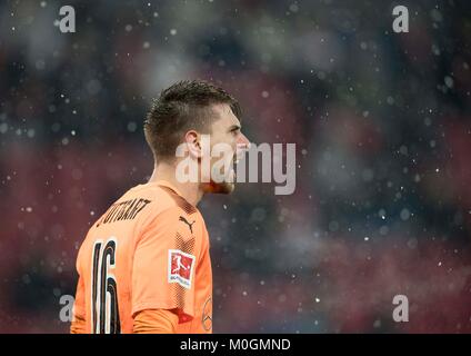 Mainz, Deutschland. Xx gen, 2018. goalwart Ron-Robert ZIELER (S). Fussball 1. Bundesliga, 19. Giornata, FSV FSV FSV Mainz 05 (MZ) - VfB Stuttgart (S) 3:2, am 20.01.2018 in Mainz Germania/. |L'utilizzo del credito in tutto il mondo: dpa/Alamy Live News Foto Stock