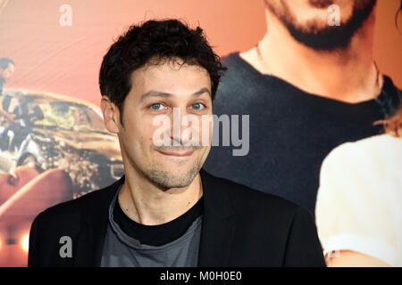 Roma Italia 22 gennaio 2018 Cinema Adriano - Photocall presentazione film Made in Italy, Leonardo Santini nel ruolo Alle Credit: Giuseppe Andidero/Alamy Live News Foto Stock