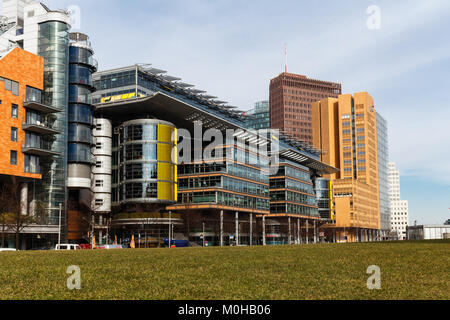 Bürogebäude am Potsdamer Platz 20150224 7 Foto Stock