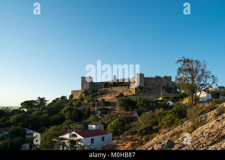 Castello di Castillar de la Frontera in Andalusia, Spagna Foto Stock