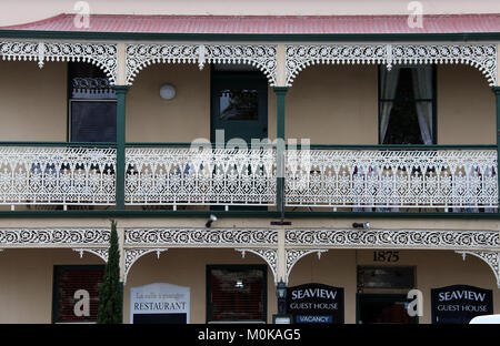 Era Vittoriana proprietà a Queenscliff in Australia Foto Stock