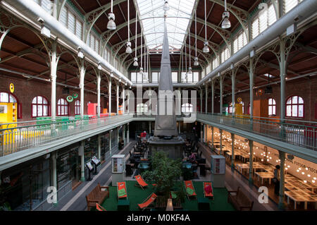 Place Saint Géry hall galleria espositiva in Saint Gery Square nel centro storico di Bruxelles. Foto Stock