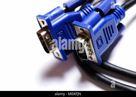 Connettore isolato il cavo video Foto Stock