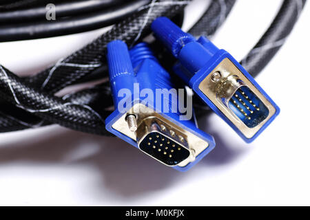 Connettore isolato il cavo video Foto Stock