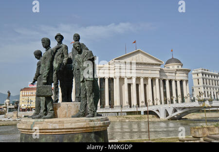 Museo archeologico di Macedonia (Археолошки Музеј на Македонија), Skopje Foto Stock