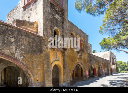 Ospedale fatiscente, perso il posto, Eleousa, Rodi Foto Stock