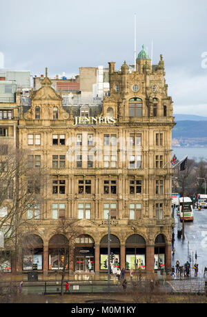 Jenners department store in Princes Street, Edinburgh Foto Stock