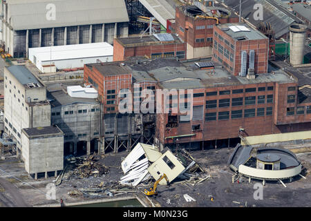 I lavori di demolizione in colliery Heinrich-Robert, il mio Oriente, Hamm, la zona della Ruhr, Renania settentrionale-Vestfalia, Germania, Europa, Hamm, la zona della Ruhr, Nord Rhine-Wes Foto Stock