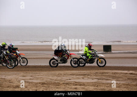 Moto Racing Mablethorpe Foto Stock