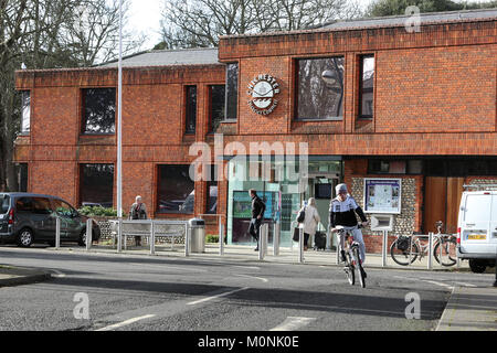 Viste generali del distretto di Chichester Uffici Del Consiglio a Chichester, West Sussex, Regno Unito. Foto Stock