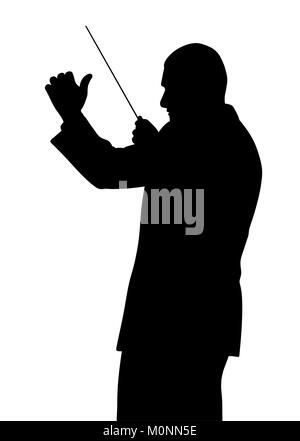 Conduttore di musica Illustrazione Vettoriale