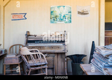 Immagine da Bodie State Historic Park vicino al lago mono e Bridgeport, California. Foto Stock